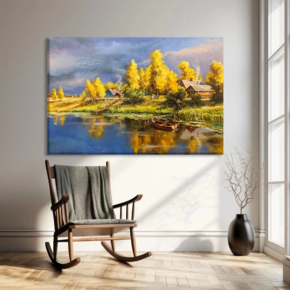 Sakin Gölge Oyunları Kanvas Tablo