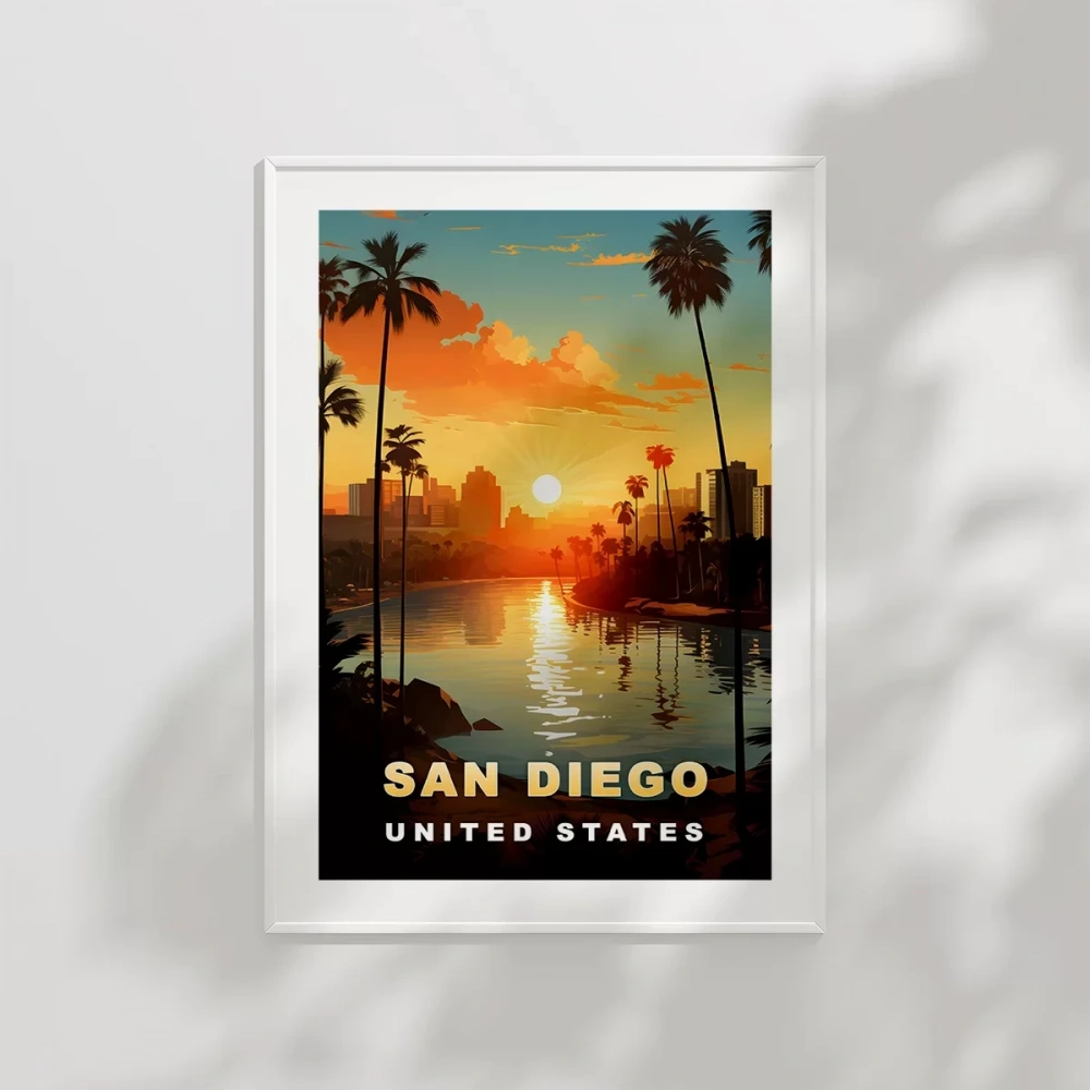 San Diego Gün Batımı Poster