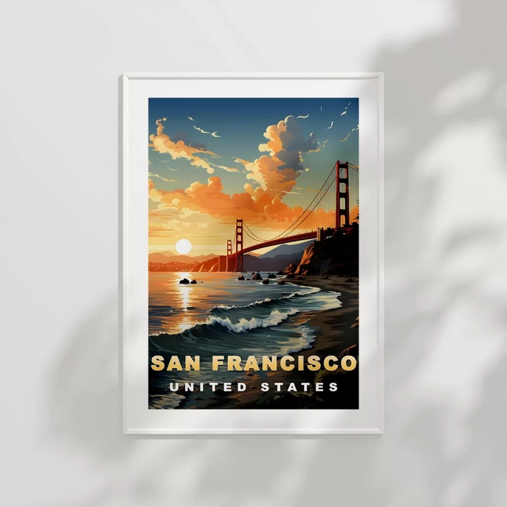 San Francisco Gün Batımı Poster
