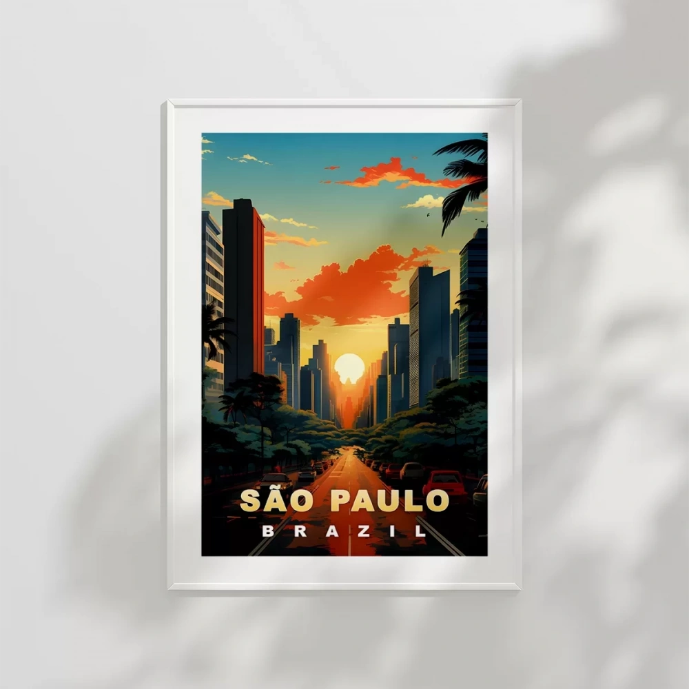 São Paulo Gökyüzü Poster