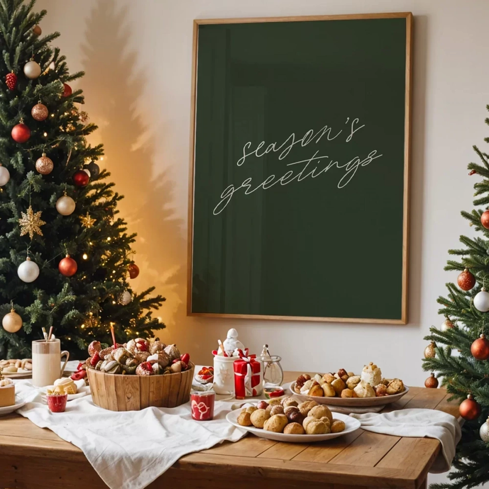 Seasons Greetings Yılbaşı Poster