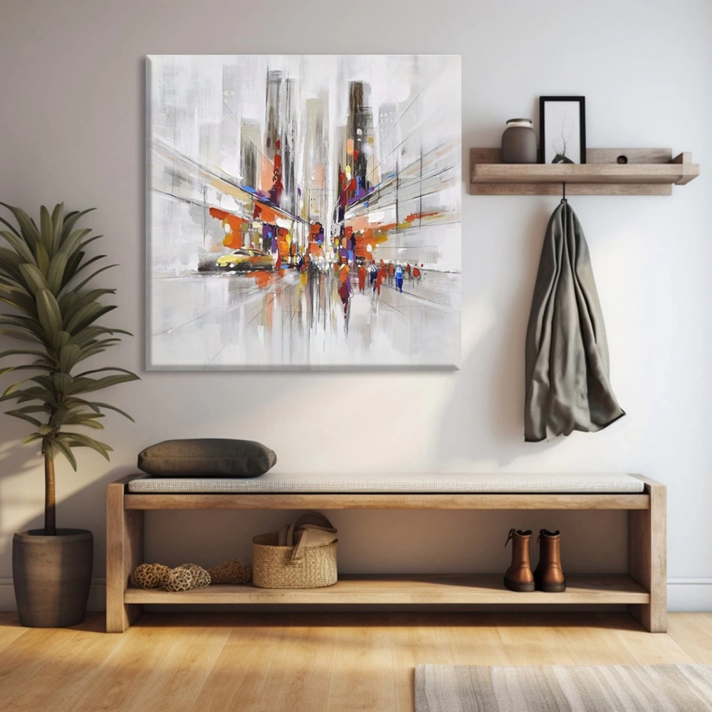 Şehir Senfonisi Kanvas Tablo