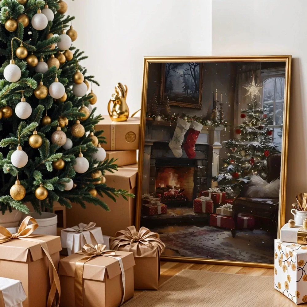 Sıcak Şömine Poster