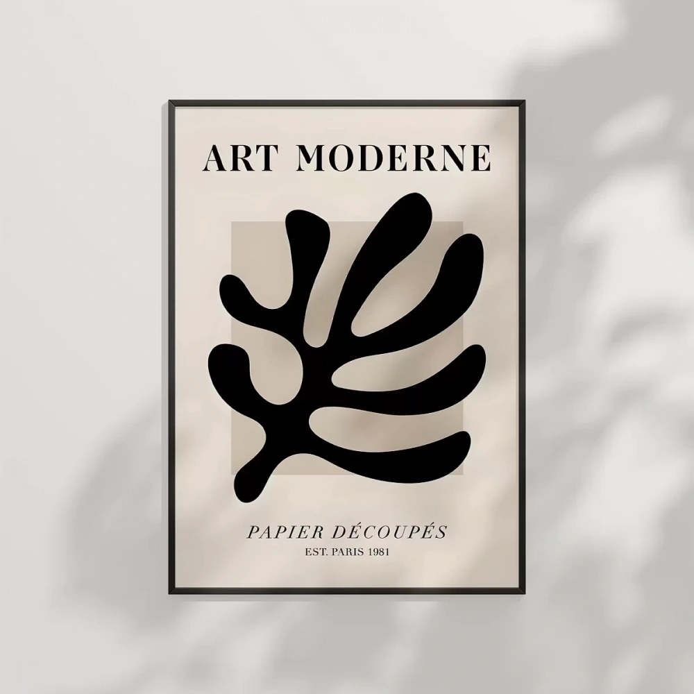 Siyah Kesit Sanat  Poster