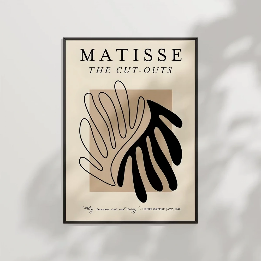 Soyut Bitki Formlar Poster