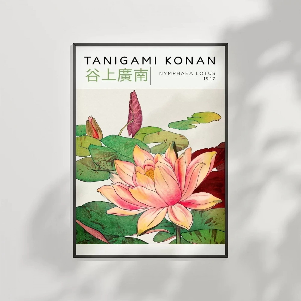 Tanigami Konan Nymphaea Lotus Poster
