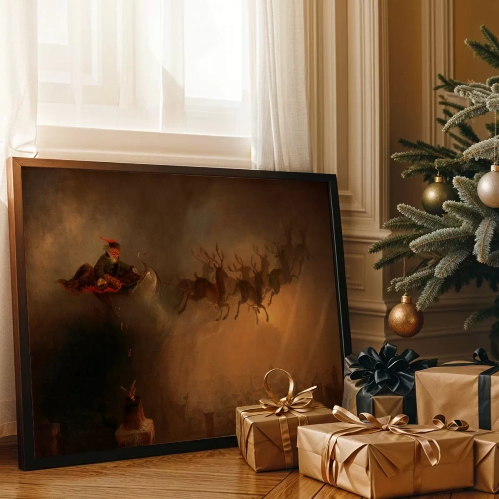 Uçan Kızak ve Ren Geyikleri Poster