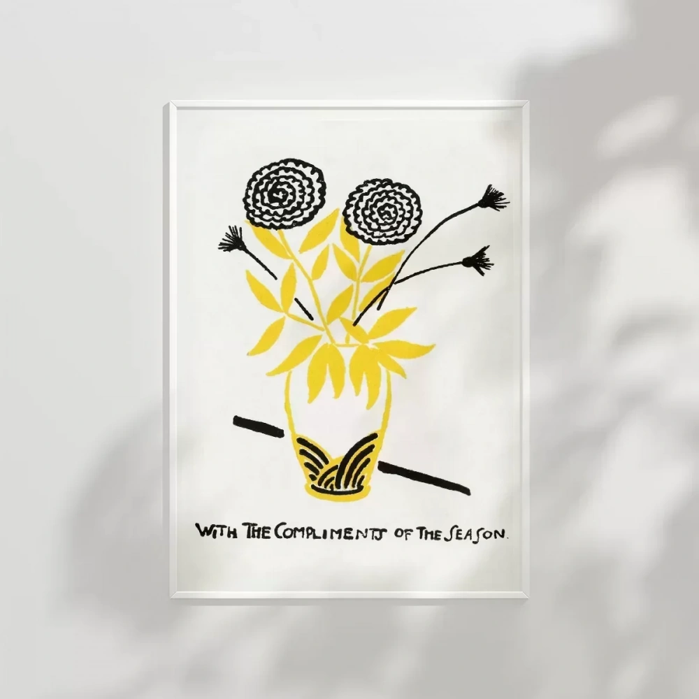 Vazoda Çiçek Poster