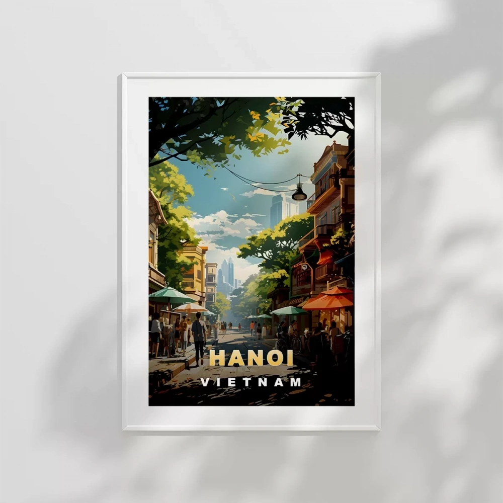 Vietnamın Kalbi Hanoi Poster