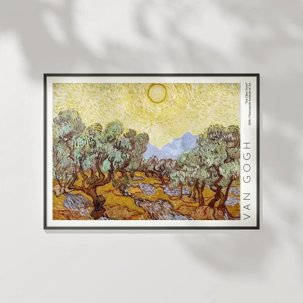 Vincent Van Gogh Zeytin Ağaçları Poster