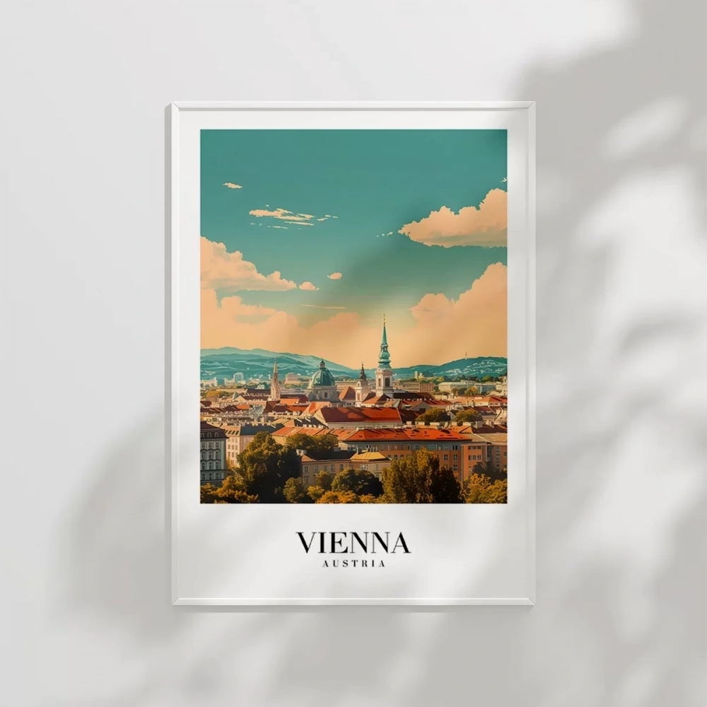 Viyana Şehir Manzarası Poster