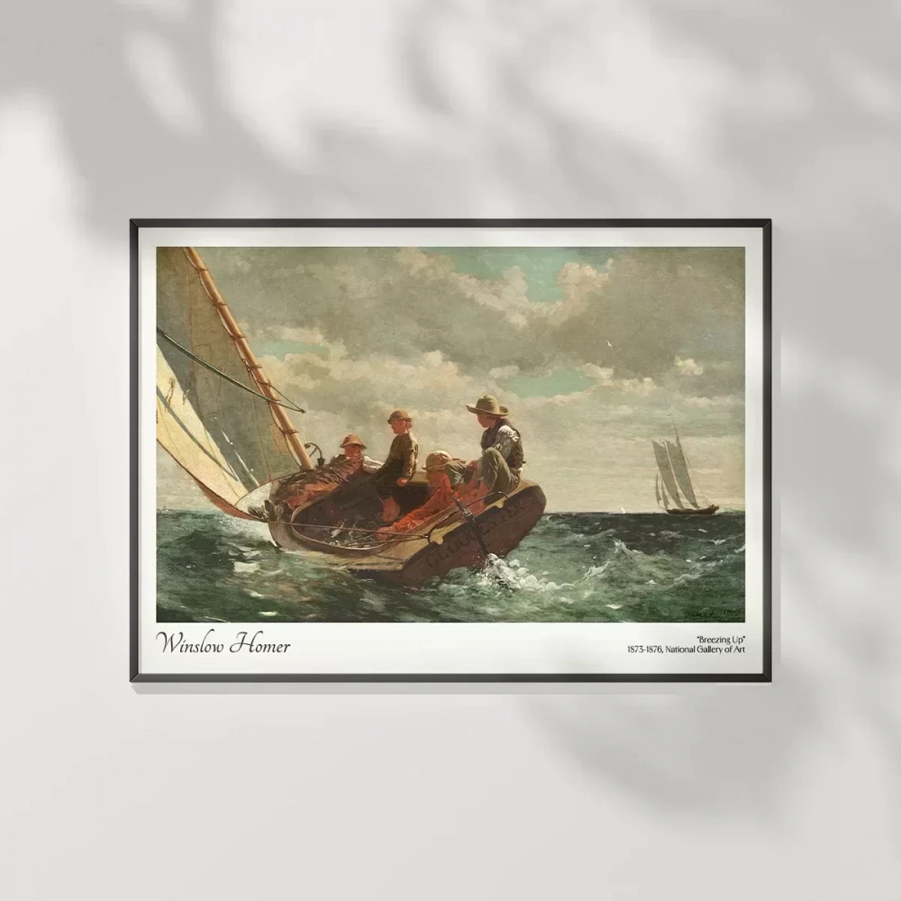 Winslow Homer Rüzgarın Esmesi Poster