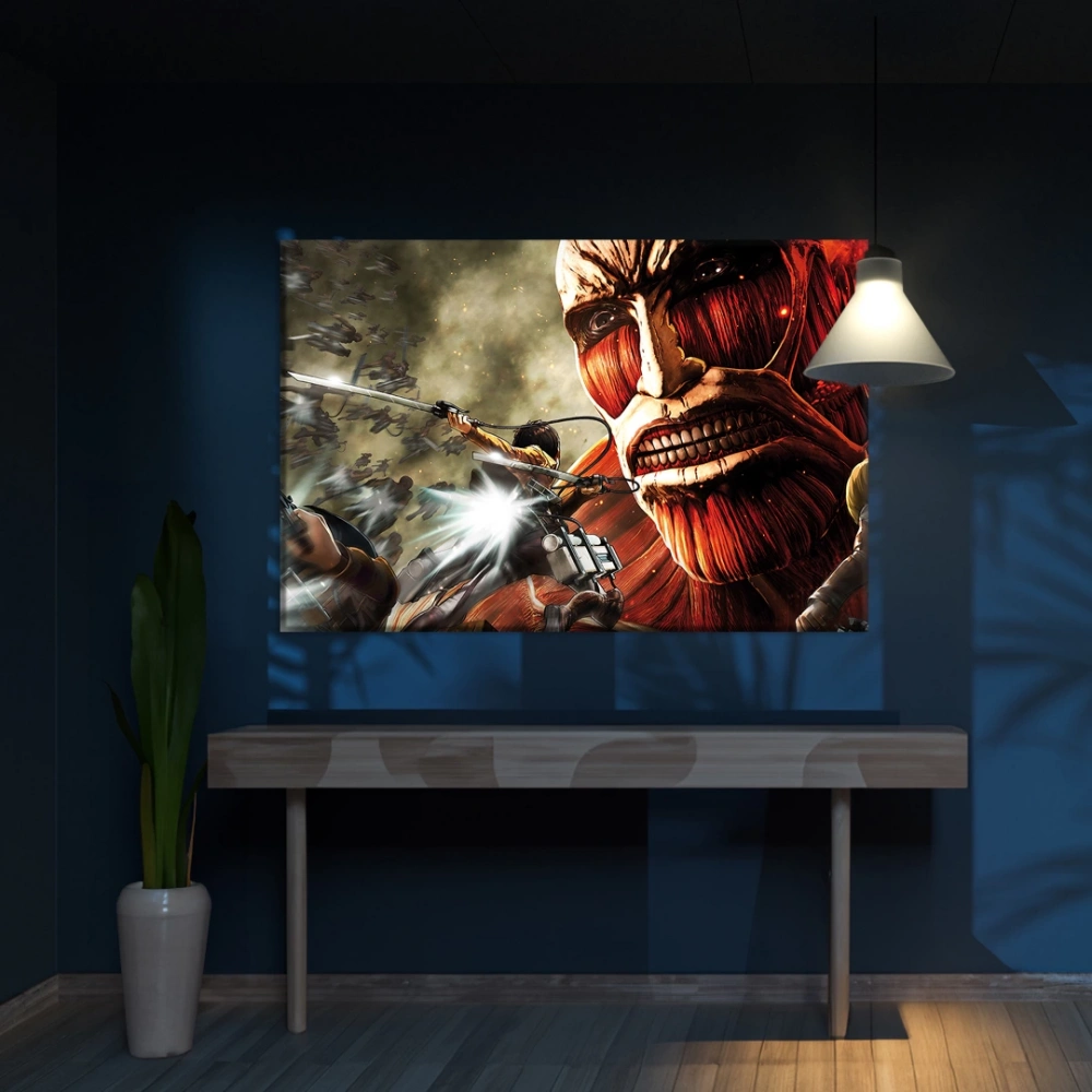 Attack On Titan Kanvas Tablo