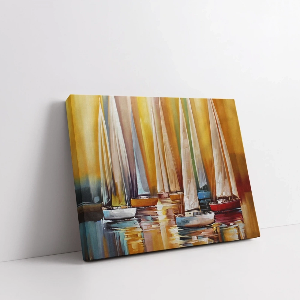 Yelkenli Serüven Kanvas Tablo 40x60 cm
