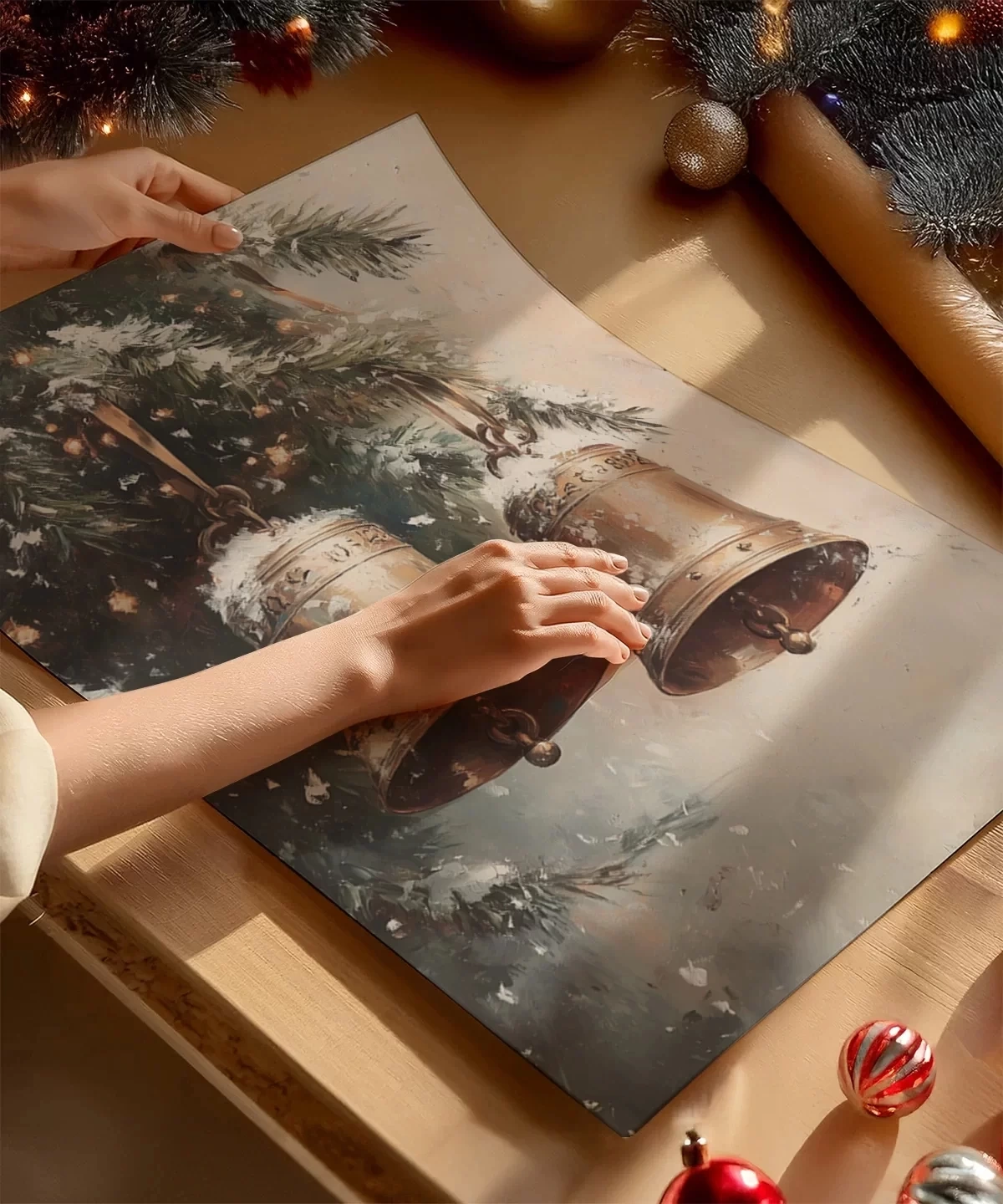 Çerçevesiz Poster Çan Ağacı Süprizi 2li