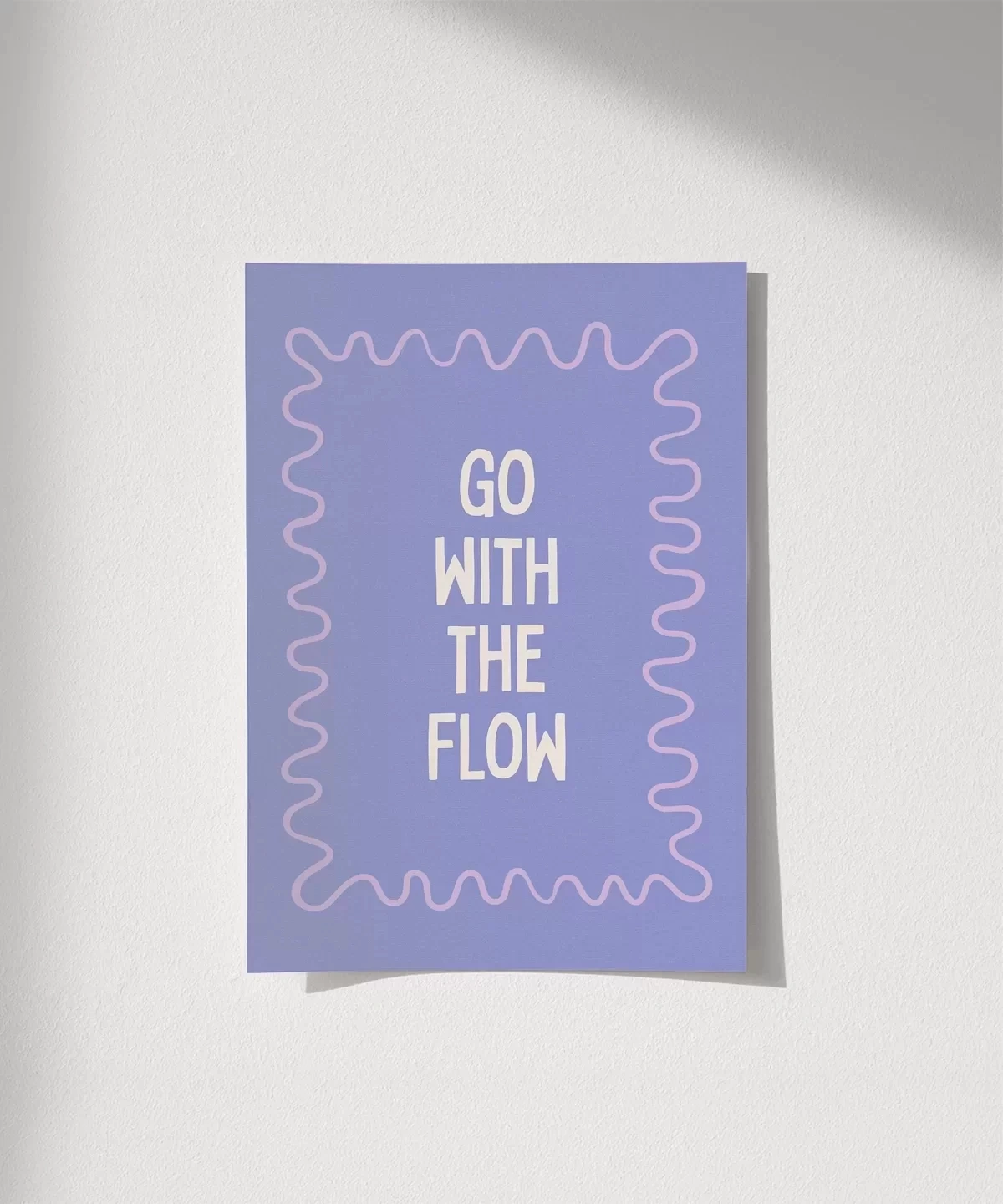 Çerçevesiz Poster Bırak Akış Götürsün