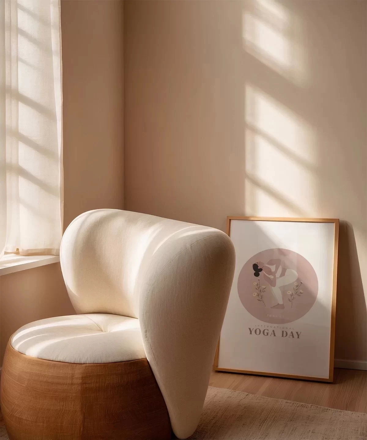 Çerçevesiz Poster Dingin ve Dengede