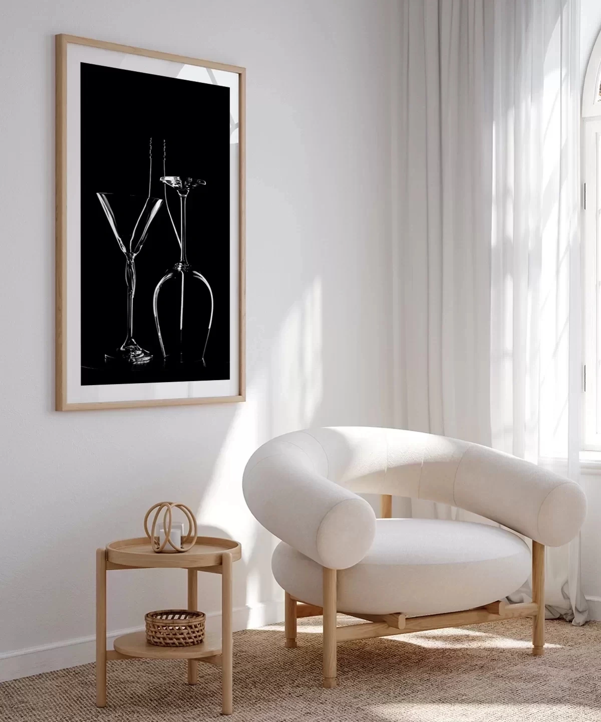 Çerçevesiz Poster Kırılgan Zarafet