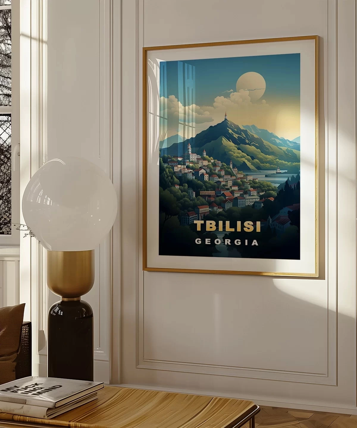 Çerçevesiz Poster Gürcistan’ın Büyüleyici Başkenti Tiflis