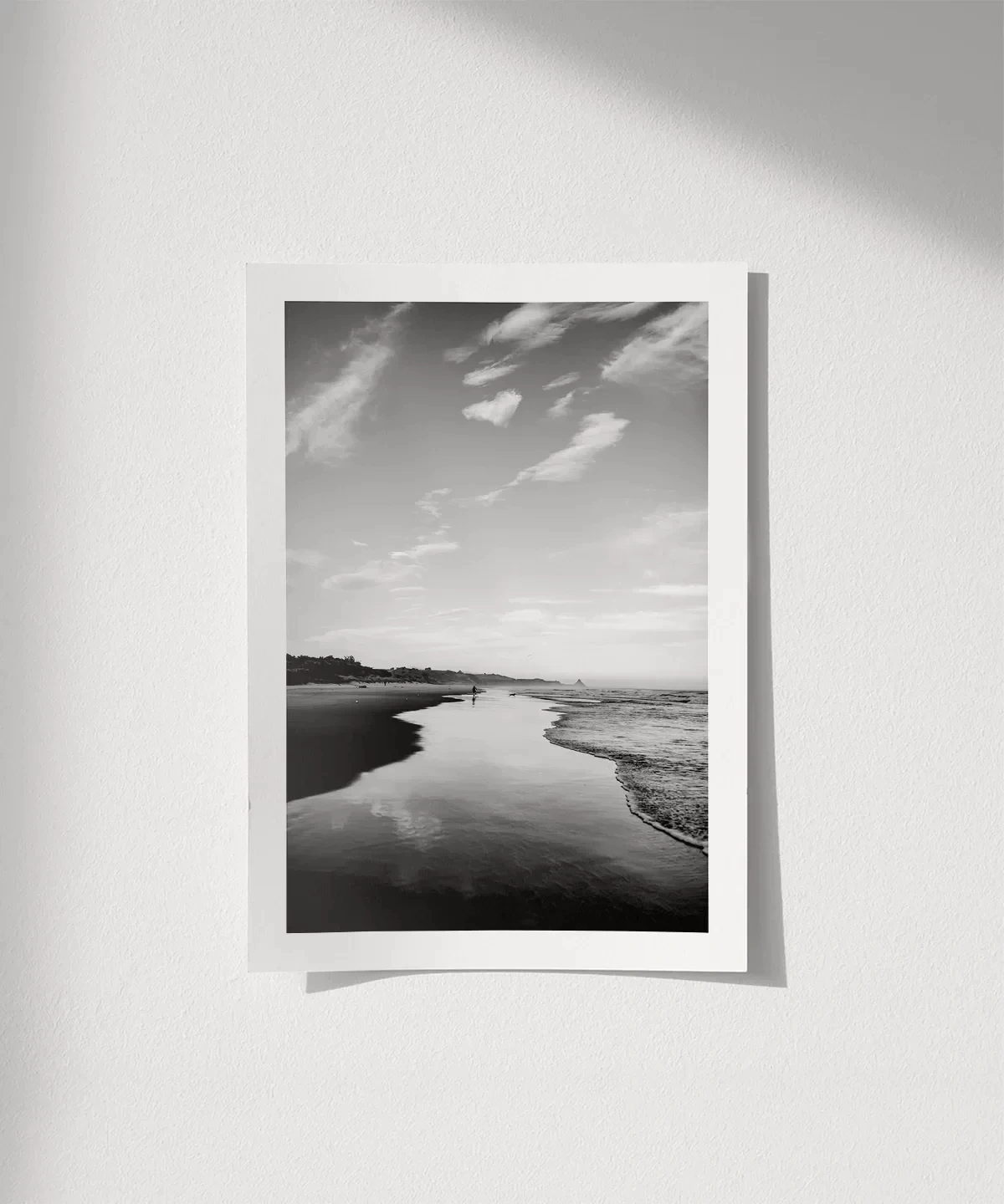 Çerçevesiz Poster Monokrom Dinginlik