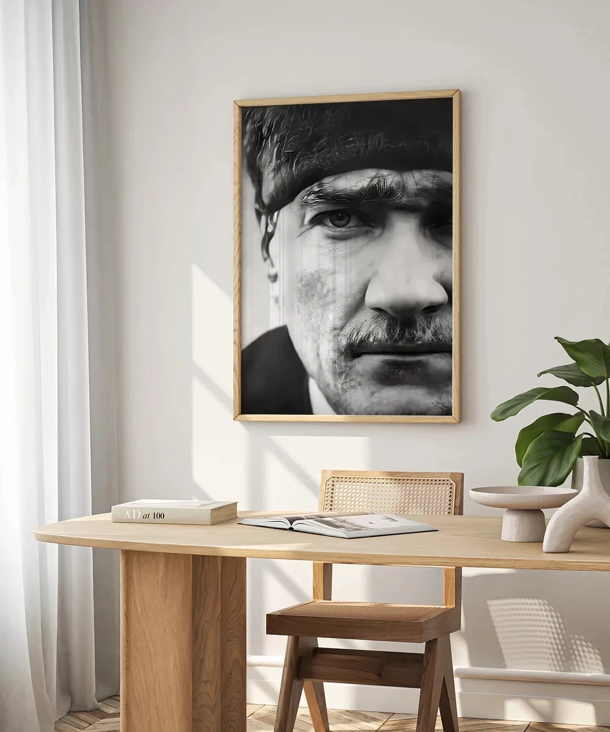 Çerçevesiz Poster Liderin Gözleri