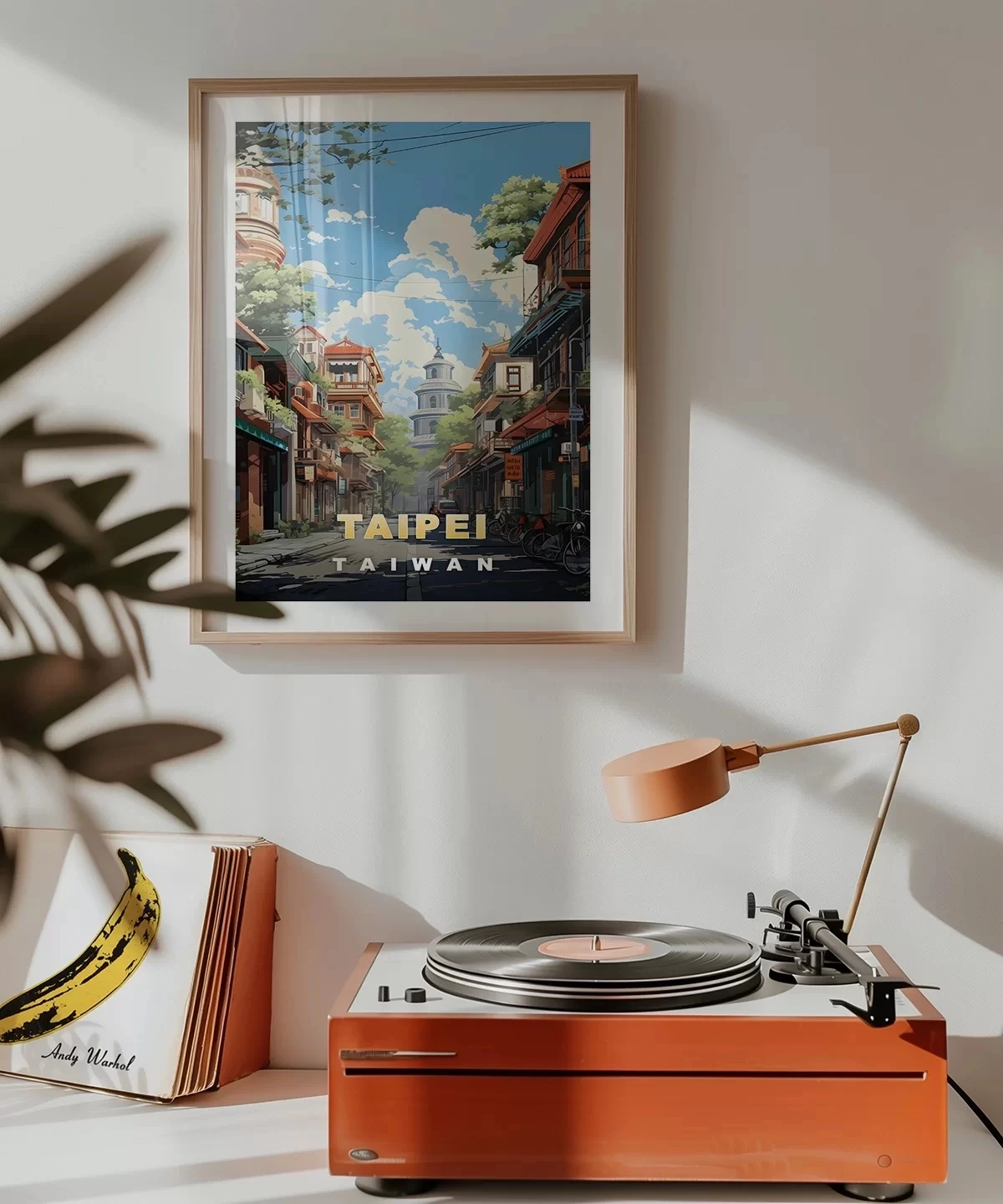 Çerçevesiz Poster Taipei Sokak Manzarası Fiyatı - Vogloo.com