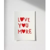 Love You More Kalp Motifli Poster