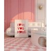 Love You More Kalp Motifli Poster
