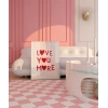 Love You More Kalp Motifli Poster