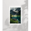 Beyaz Zirveler ve Yeşil Vadi Poster