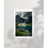 Beyaz Zirveler ve Yeşil Vadi Poster