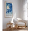 Ohara Koson Mehtaplı Gecede Çiçek Açan Kiraz Poster