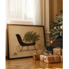 Çerçevesiz Poster Hediye ve Çam Temalı Yılbaşı