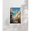 Çerçevesiz Poster Tunus’un Kalbi Tunis Şehir