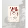 A Love Letter For You Zarflı Poster