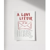 A Love Letter For You Zarflı Poster