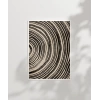 Ağaç Kabuğu Halkası Desenli Minimalist Poster