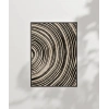 Ağaç Kabuğu Halkası Desenli Minimalist Poster