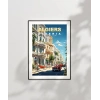 Akdeniz Cezayir Sokak Manzarası Poster