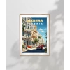 Akdeniz Cezayir Sokak Manzarası Poster