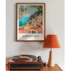 Amalfi Sahili Sanatsal Duvar Poster