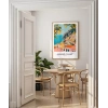 Amalfi Sahili Sanatsal Duvar Poster