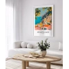 Amalfi Sahili Sanatsal Duvar Poster