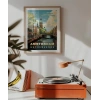 Amsterdam’ın İkonik Kanalları Poster