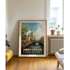 Amsterdam’ın İkonik Kanalları Poster