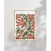 Art Nouveau Esintili Çiçekler Poster