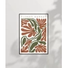 Art Nouveau Esintili Çiçekler Poster