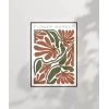 Art Nouveau Esintili Çiçekler Poster