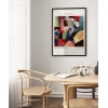 August Macke Formların Renkli Kompozisyonları Poster