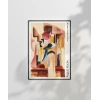 August Macke Işıklı Vitrin Camı Çalışması Poster